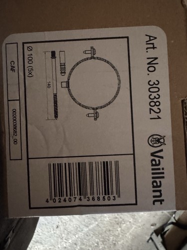Valiant flue clips - valiant,