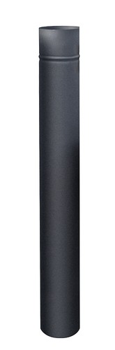 100 black steel flue - 100,